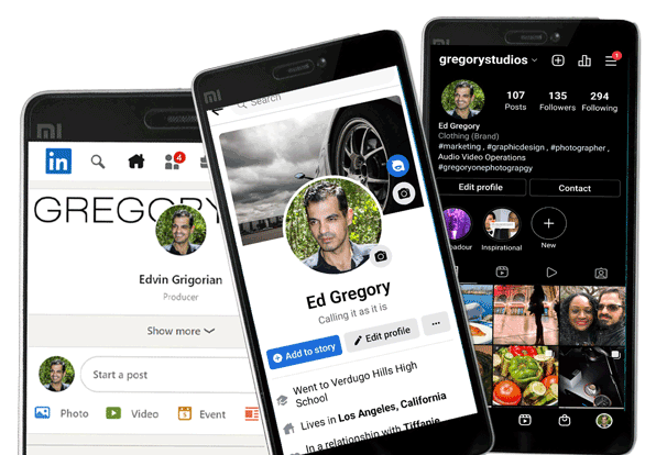 phone, portrait, social, media, linkedin, facebook, meta, instagram